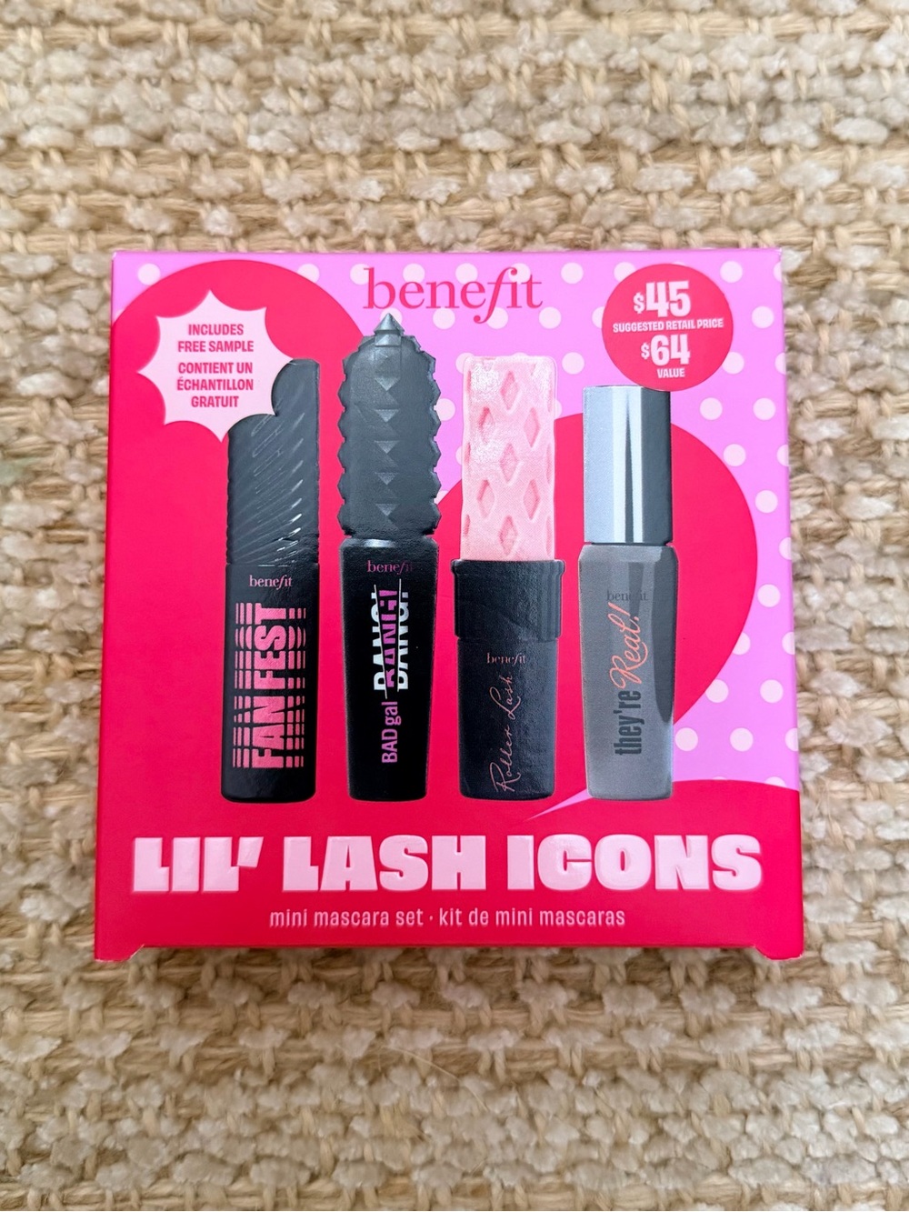 Benefit Lil' Lash Icons Mini Mascara Set - New unopened.